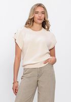 Creme DANTE6 Pullover & Cardigans SEATTLE BEADED SWEATER