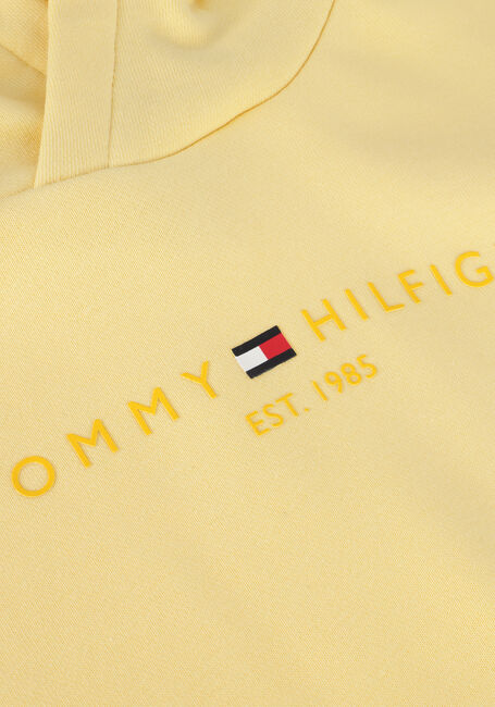 Gelbe TOMMY HILFIGER Minikleid ESSENTIAL HOODIE DRESS S/S - large