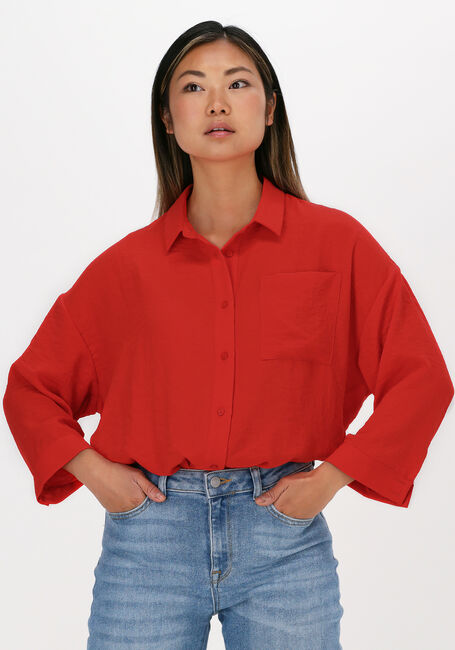 Rote MODSTR&Ouml;M Blusen ALEXIS SHIRT - large