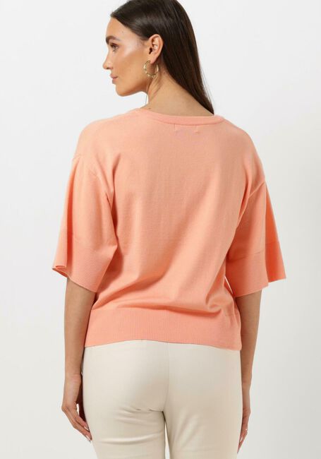 Hell-Pink MSCH COPENHAGEN Top MSCHESLINA RACHELLE 2/4 V NECK PULLOVER - large