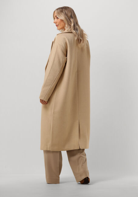 Sand NOTRE-V Mäntel WOOL COAT LONG - large