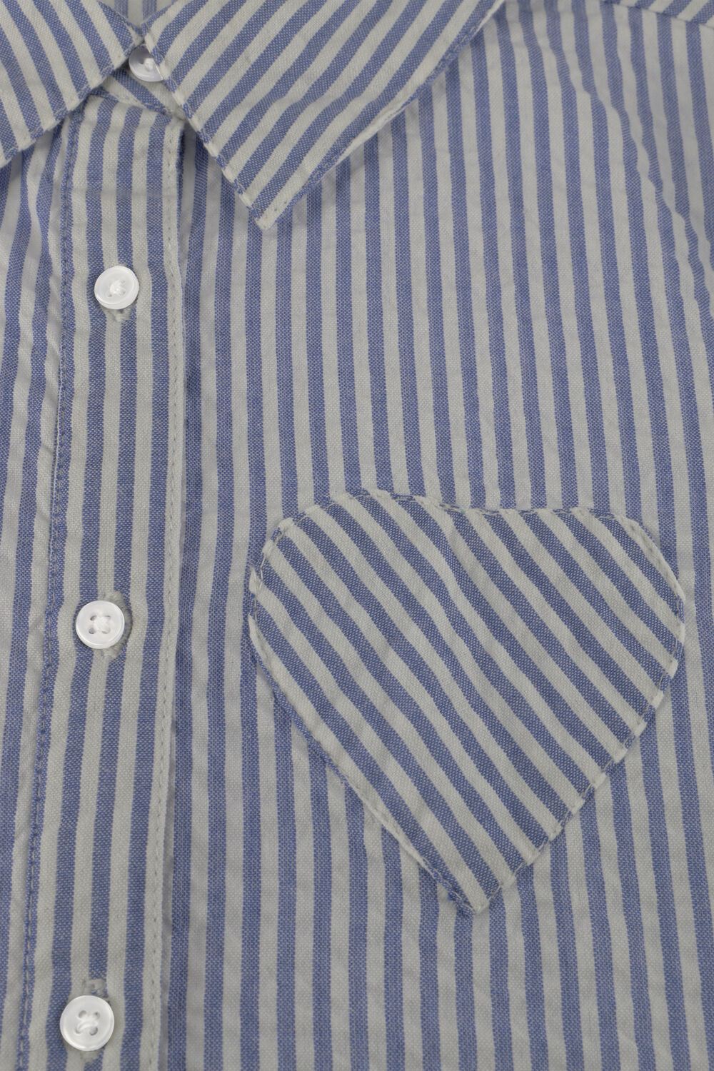 Blaue DAILY7 Blusen SHIRT LONGSLEEVE STRIPE - large