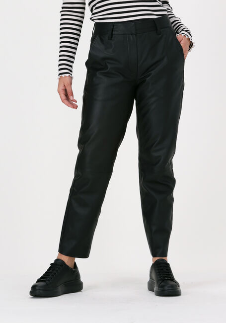 Schwarze CO'COUTURE Chino PHOEBE LEATHER CHINO - large