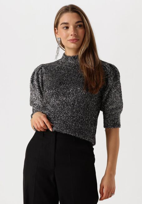 Silberne MINUS T-shirt MSBRITNEY KNIT T-SHIRT - large