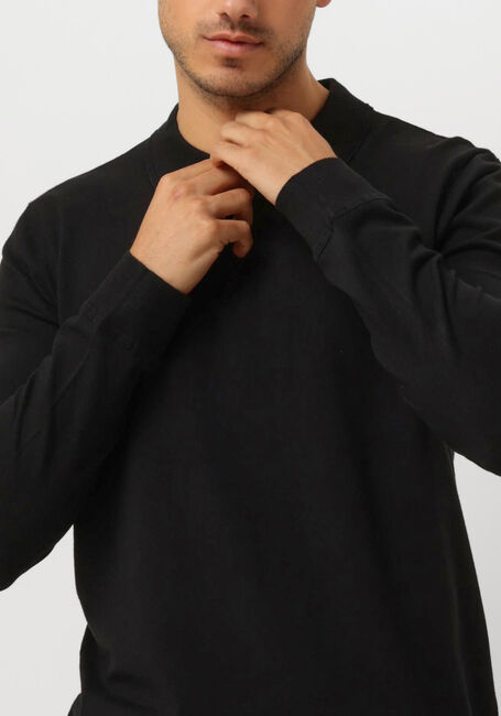 Schwarze PURE PATH Polo-Shirt REGULAR FIT KNITWEAR POLO806 - large