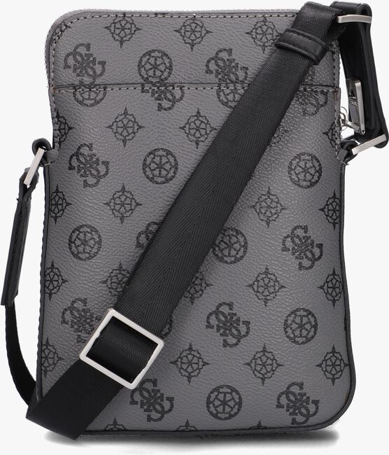 Graue GUESS Umhängetasche PEONY FLAT SQUARED CROSSBODY - large