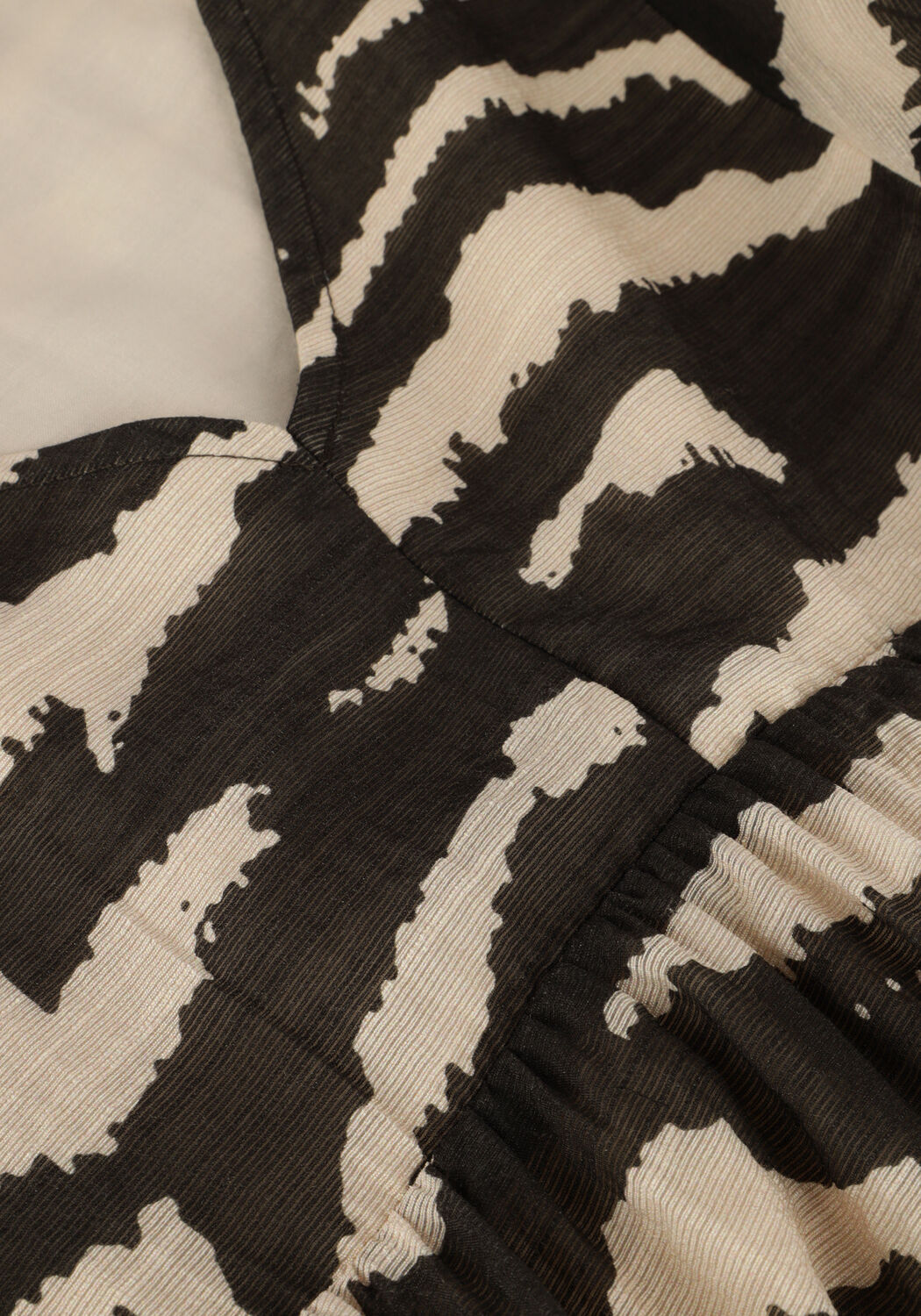 Schwarze BY-BAR Minikleid PHILOU ZEBRA DRESS - large