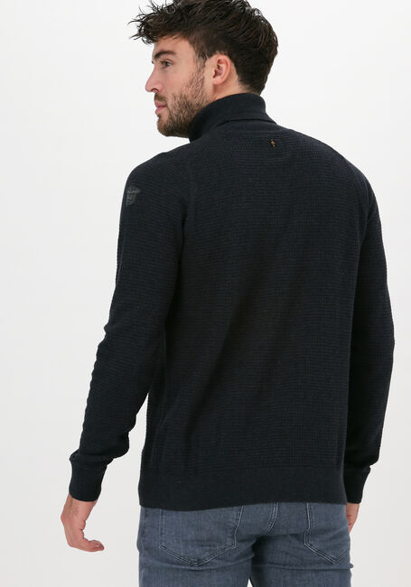 Schwarze PME LEGEND Rollkragenpullover ROLL NECK RECYCLED COTTON MIX - large