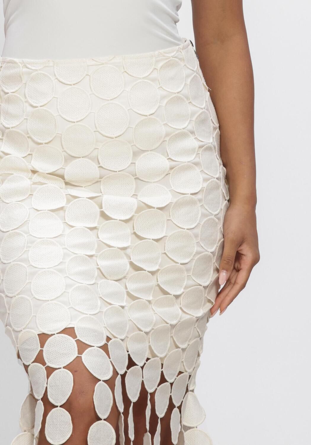 Ecru COPENHAGEN MUSE Maxirock CMTHEA-SKIRT - large
