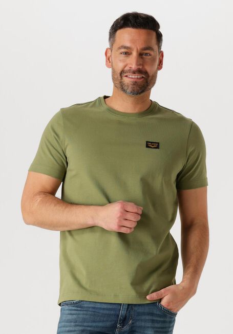 Grüne PME LEGEND T-shirt SHORT SLEEVE R-NECK GUYVER TEE - large