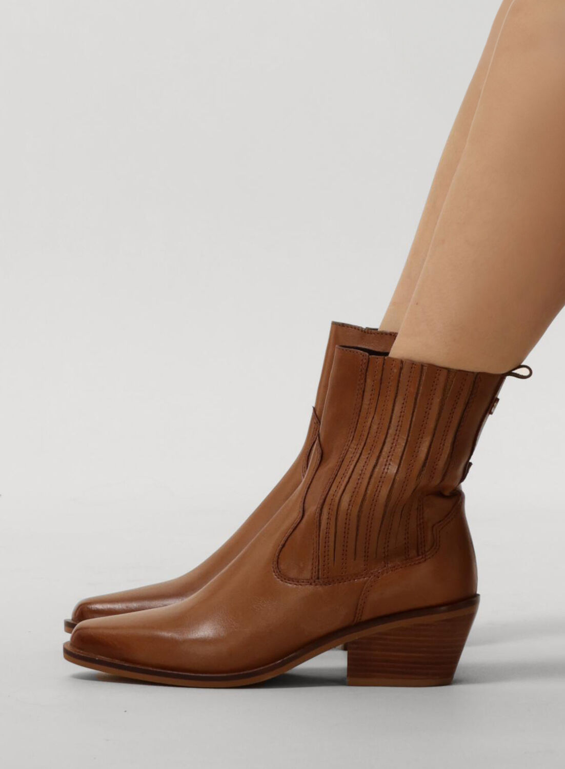 Cognacfarbene HABOOB Stiefeletten LPLEXXHM - large