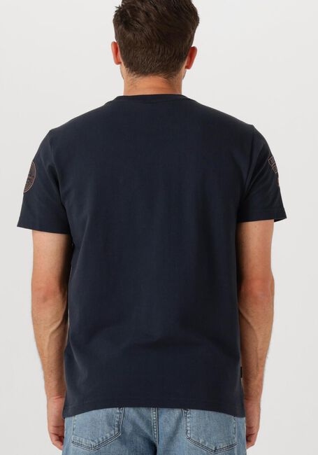 Dunkelblau PME LEGEND T-shirt FLAT WAFFEL JERSEY - large