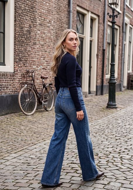Blaue JANICE Wide jeans MASON - large