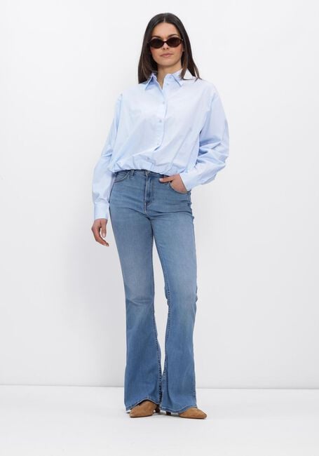 Hellblau NEO NOIR Blusen EMMANA C POPLIN SHIRT - large