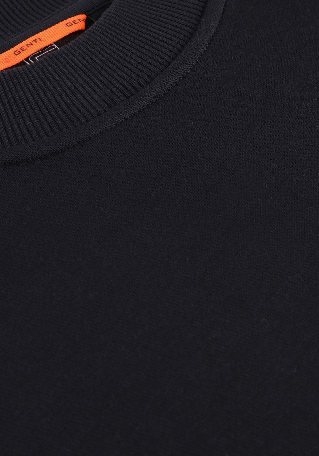 Schwarze GENTI Pullover BASIC LOGO SWEATER - large