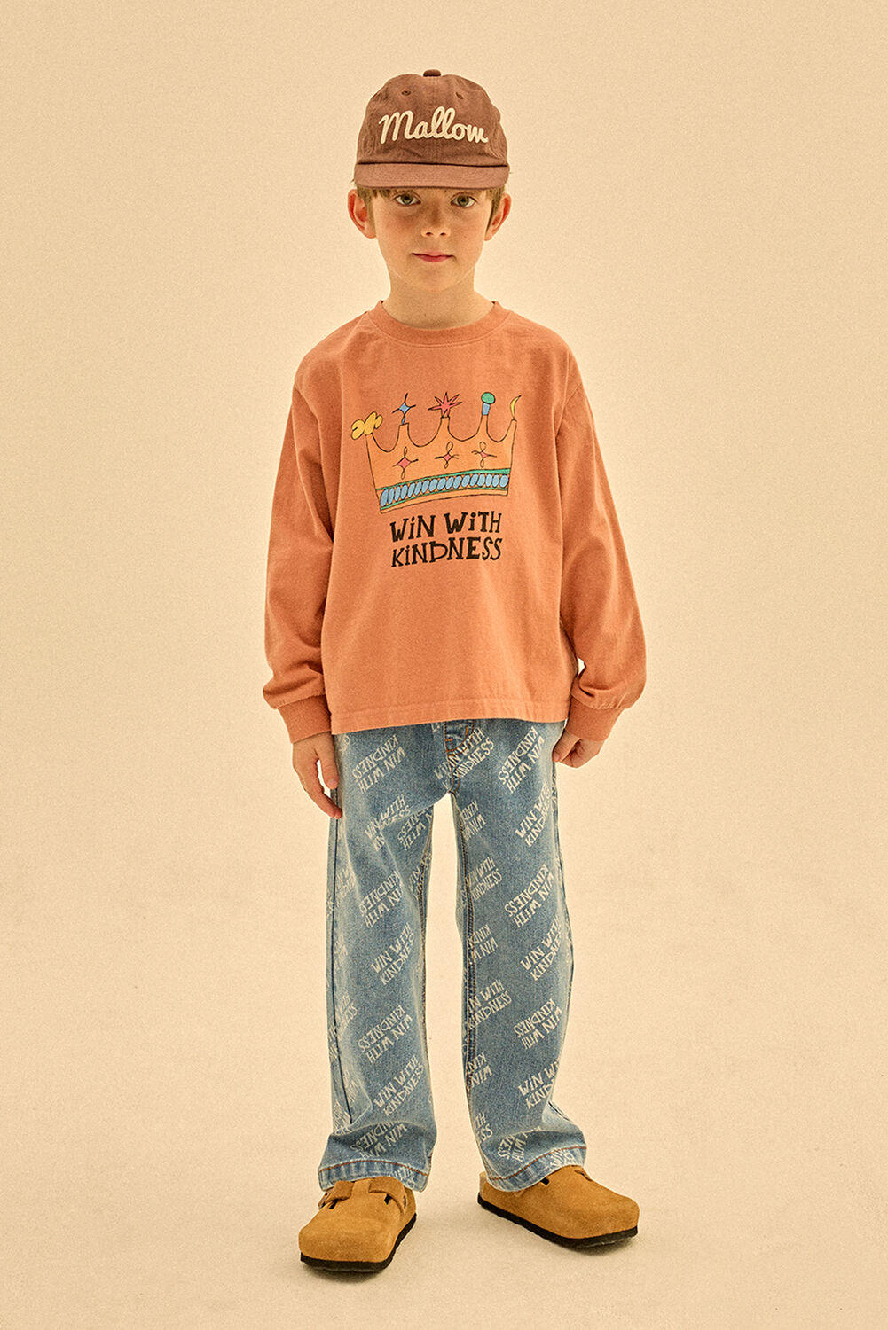 Hellblau Jelly Mallow Wide jeans KINDNESS DENIM PANTS - large