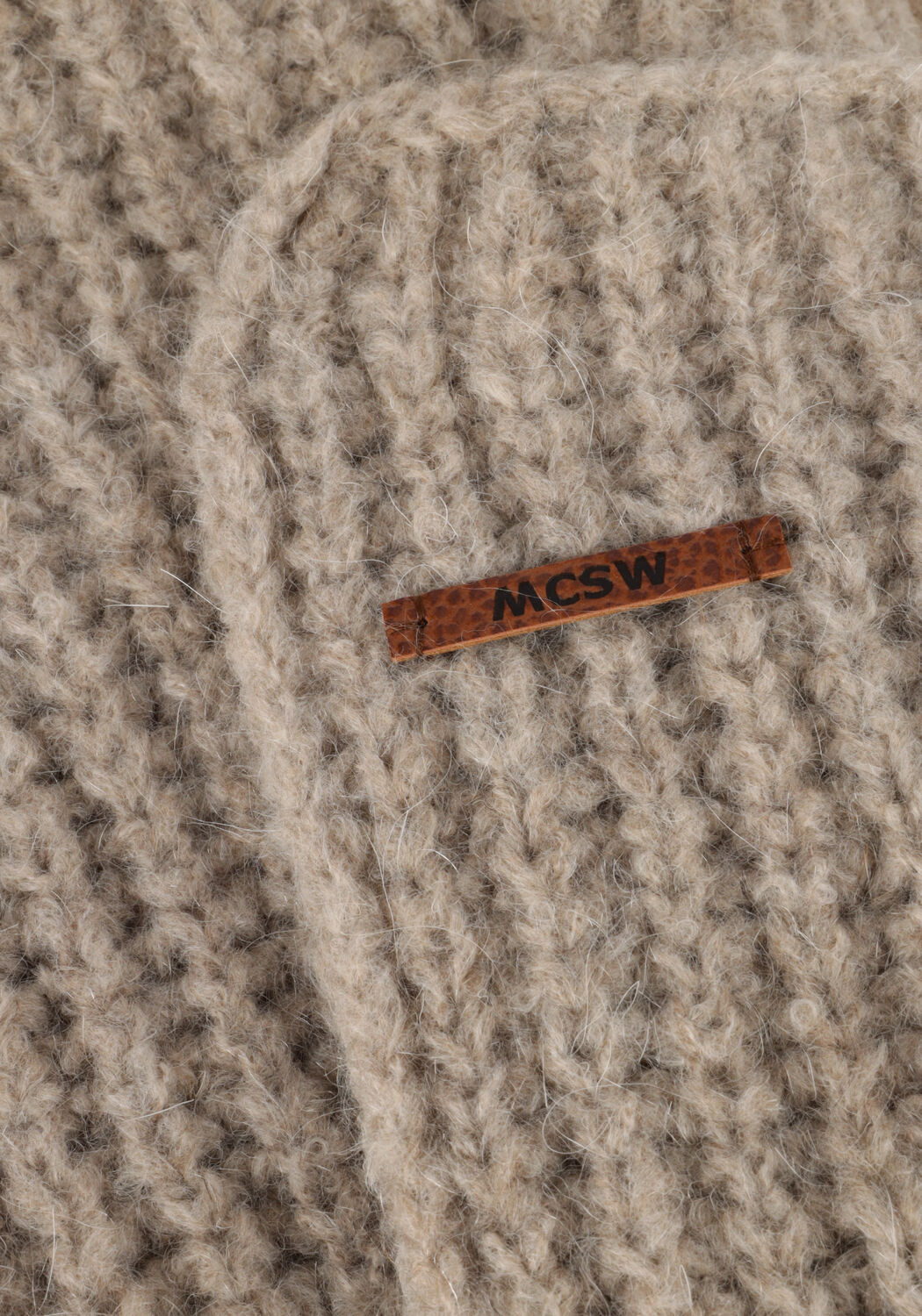 Taupe MOSCOW Schal 44-07-SCARF - large