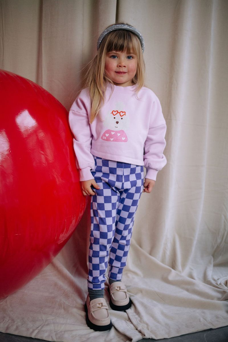 Mehrfarbige/Bunte DAILY BRAT Legging CHECKERED PANTS - large