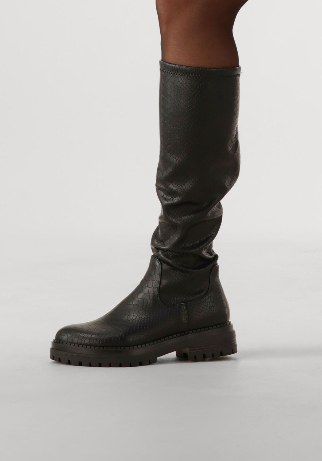 Schwarze OMODA Hohe Stiefel C0358-5 - large