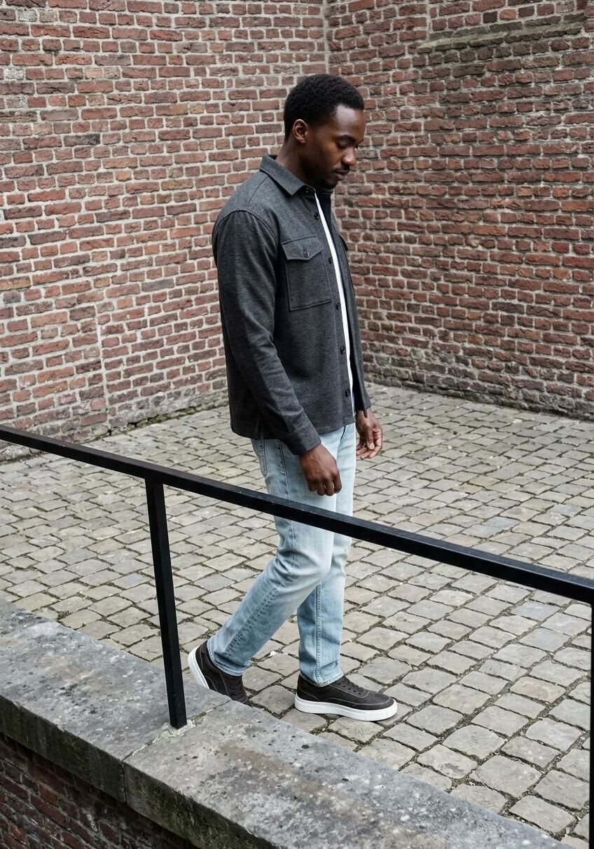 Graue STEFANO LAURAN Sneaker Low STAR 001 - medium