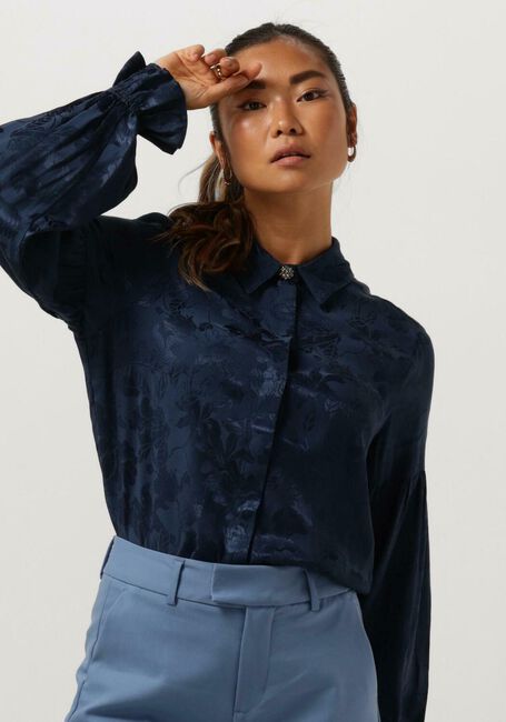 Blaue MOS MOSH Blusen MMROBENA LEZ SHIRT - large