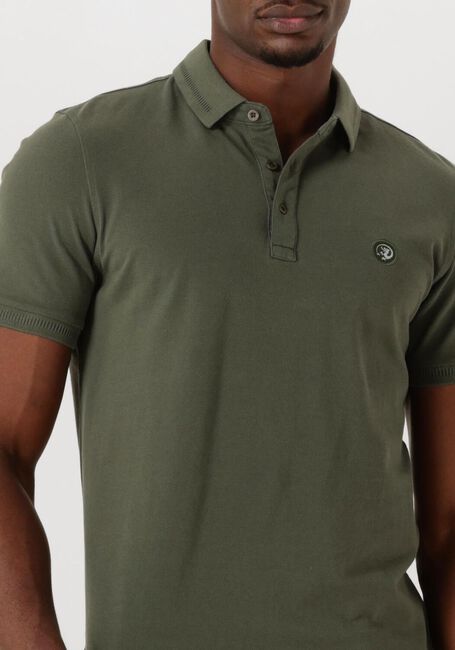Dunkelgrün CAST IRON Polo-Shirt SHORT SLEEVE POLO ESSENTIAL - large