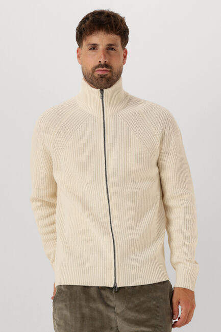Ecru FORÉT Strickjacke DELTA WOOL ZIP KNIT - large