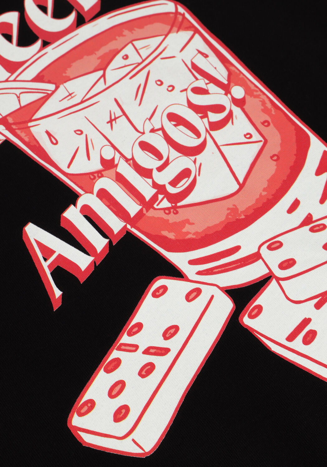 Schwarze PURE PATH T-shirt REGULAR FIT CREWNECK SS T-SHIRTS - large