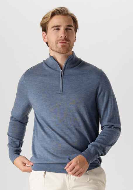 Hellblau PROFUOMO Pullover PULLOVER HALF ZIP - large