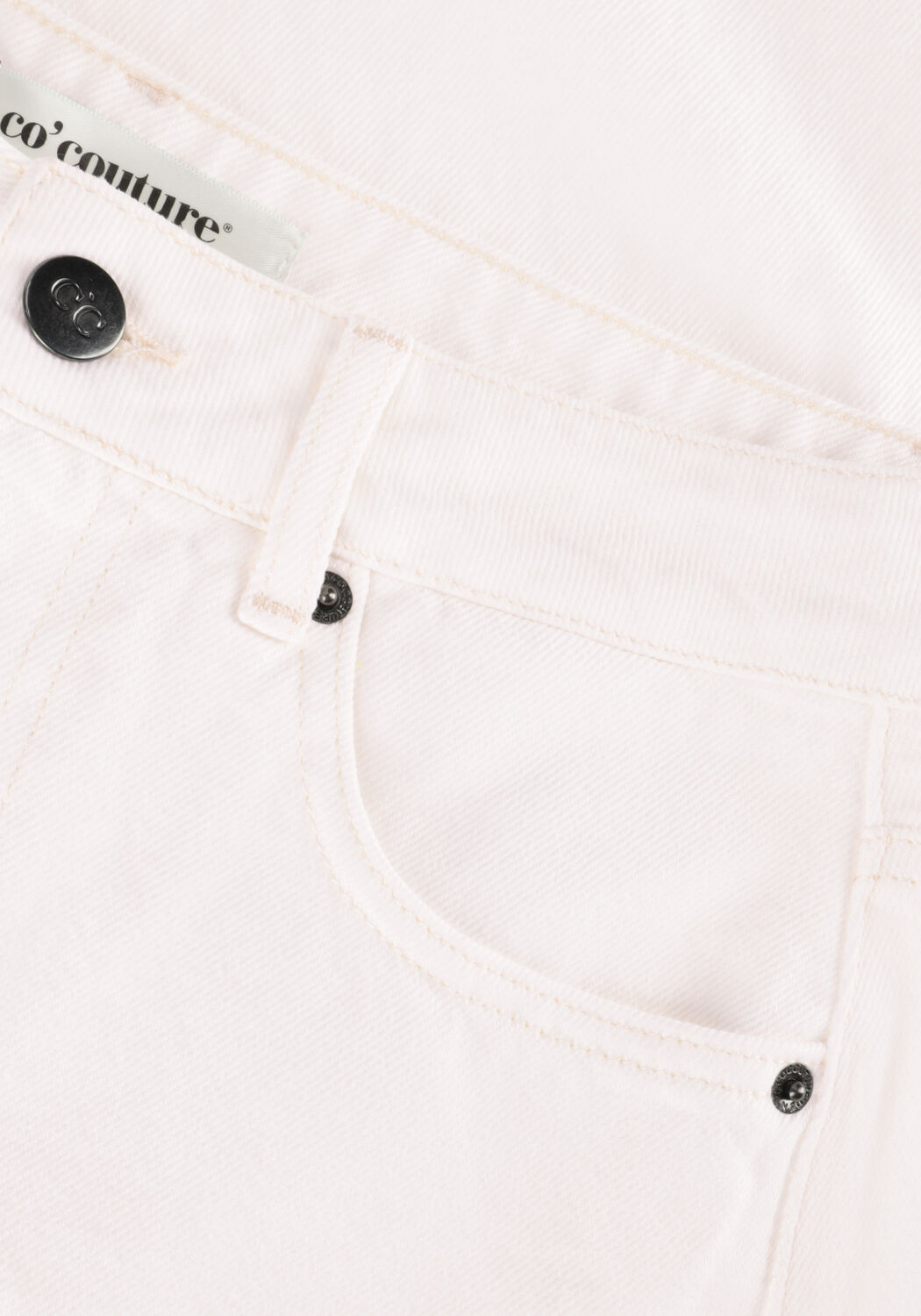 Wei&szlig;e CO'COUTURE Midirock VIKA SLIT DENIM SKIRT - large