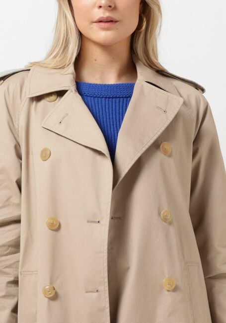Beige TOMMY HILFIGER Trenchcoats COTTON BLEND DB TRENCH - large