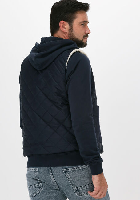 Dunkelblau FORÉT Bodywarmer REFLECT REVERSIBLE FLEECE VEST - large