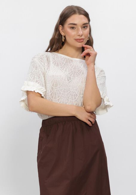 Nicht-gerade weiss SUMMUM Tops & T-shirts TOP OPEN JAQUARD - large