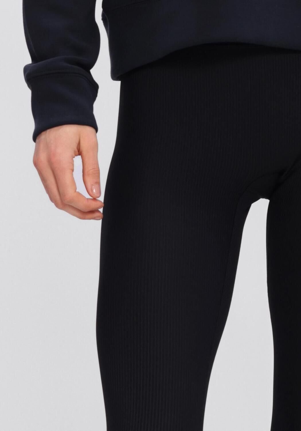 Schwarze BJORN BORG Hosen STUDIO RIBBED TIGHTS - large