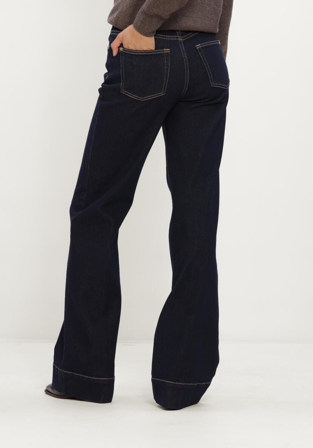 Dunkelblau JANICE Straight leg jeans TREY - large