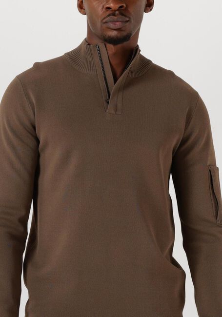 Taupe GENTI Pullover TURTLE ZIP - large