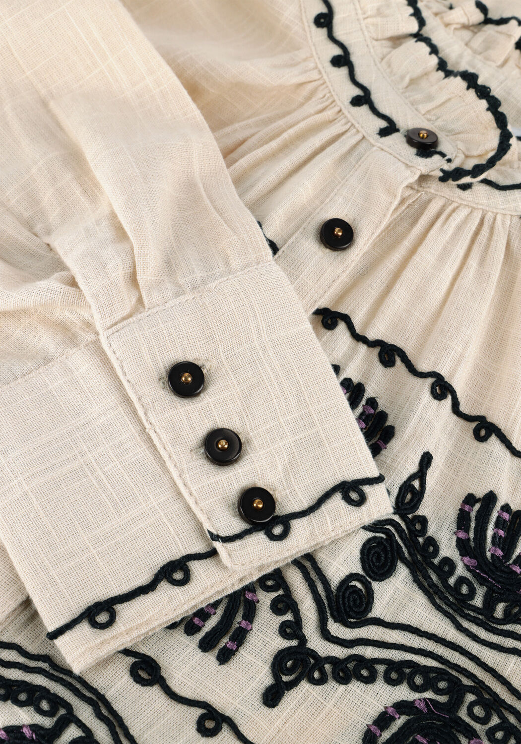 Ecru ANTIK BATIK Blusen NELLY BLOUSE - large