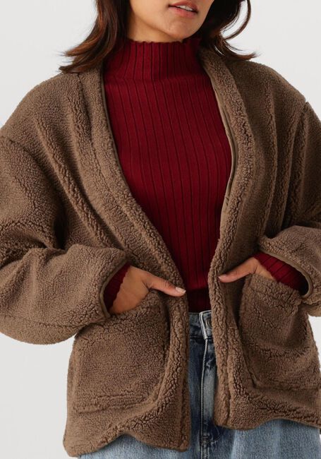 Braune YDENCE Teddy-Jacke JACKET SALLY - large