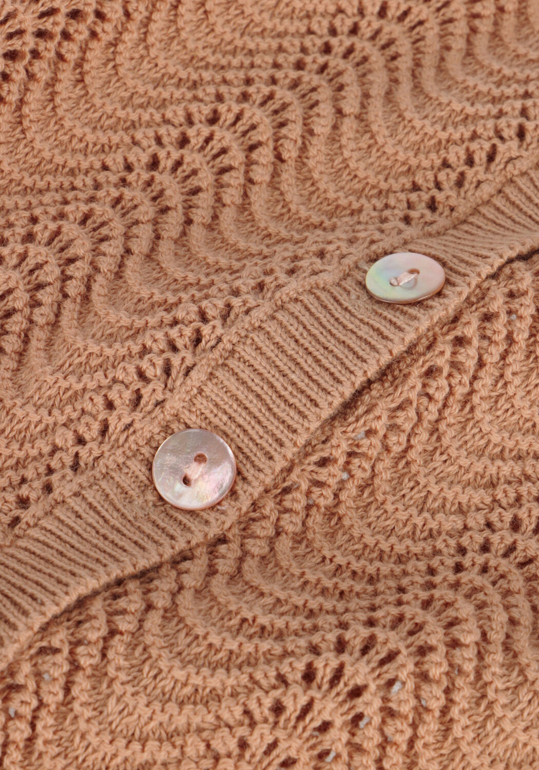 Camelfarbene MARMAR COPENHAGEN Strickjacke TOTTI - large