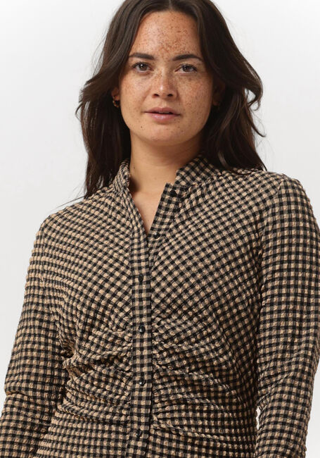 Camelfarbene NOTES DU NORD Midikleid EMMI TIGHT DRESS - large