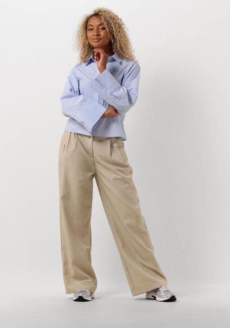 Hellblau NEO NOIR Blusen ROSA STRIPE SHIRT - large