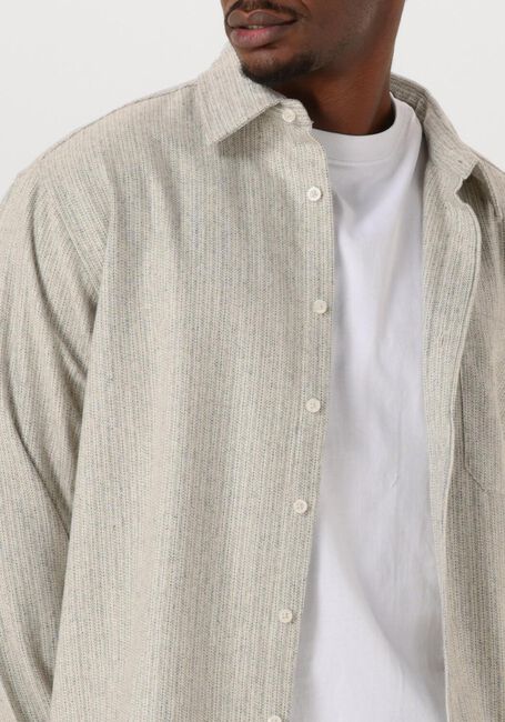 Hellgrau WOODBIRD Hemden BUZO WOOL SHIRT - large