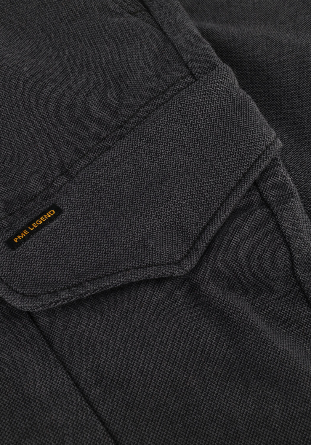 Graue PME LEGEND Cargohosen CARGO PANTS DOBBY STRUCTURED STRETCH - large