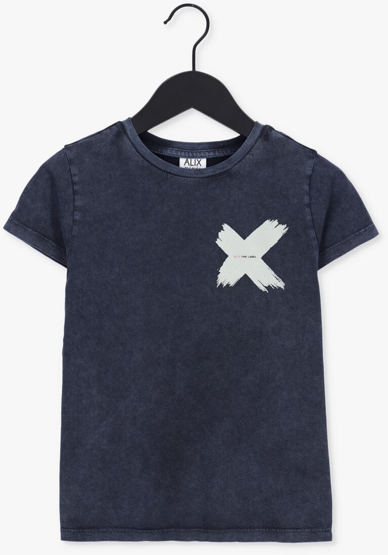 schwarze alix mini t-shirt kids knitted lx t-shirt
