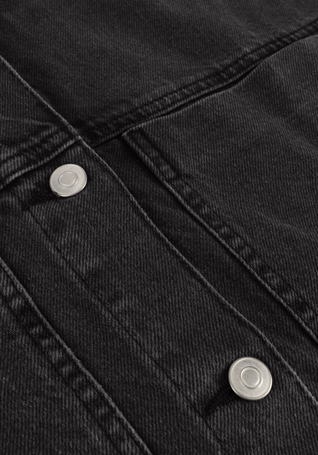 Schwarze NEO NOIR Jeansjacke KIM D JACKET - large