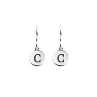 Silberfarbig ATLITW STUDIO Ohrringe CHARACTER EARRINGS LETTER SILV - medium