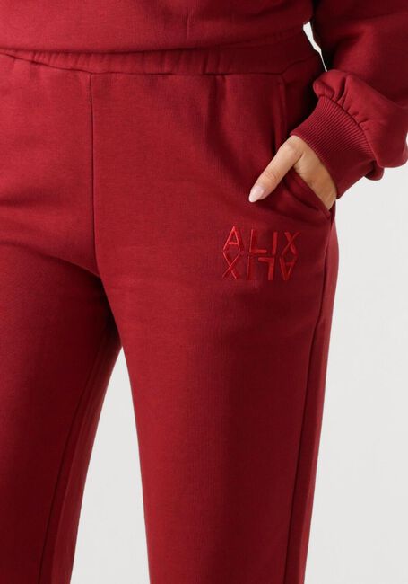 Bordeaux ALIX THE LABEL Jogginghose LADIES KNITTED ALIX SWEAT PANTS - large