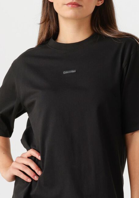 Schwarze CALVIN KLEIN Minikleid PLACED INST TEE DRESS - large