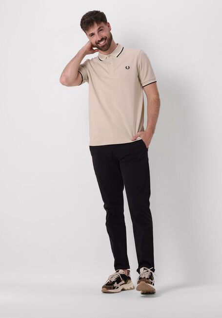 Ecru FRED PERRY Polo-Shirt THE TWIN TIPPED FRED PERRY SHIRT - large