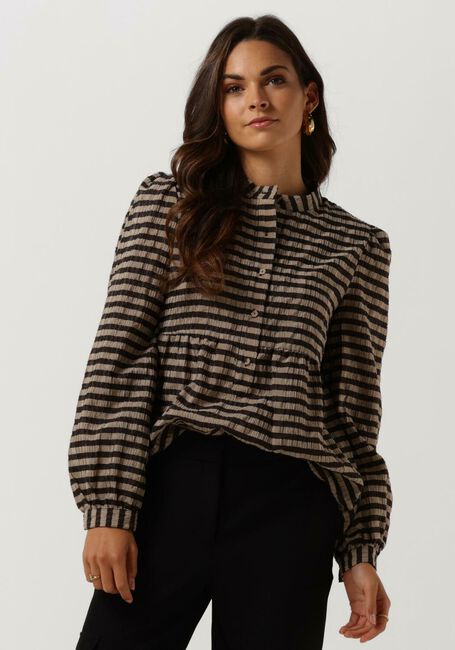 Beige LEVETE ROOM Blusen LR-VELA 1 BLOUSE - large
